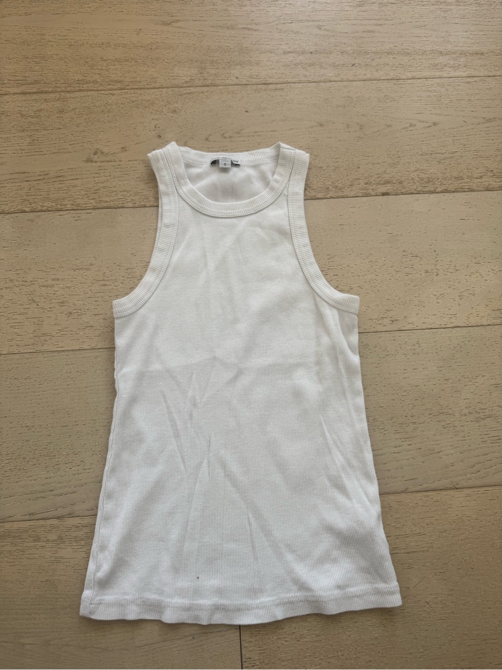 James Perse Ribbed Knit Tank 0 - Picture 2 of 4